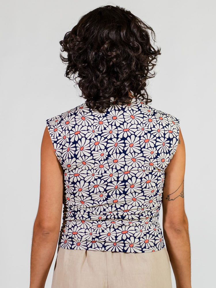 Ruched Top - Matisse Navy - Image 3