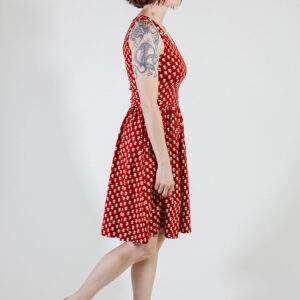 Asheville Dress - Micro Floral Red - Image 5