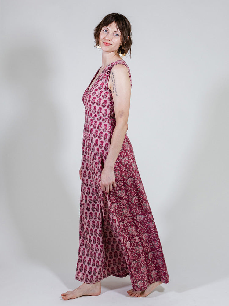 Bekka Maxi Dress - Magenta Vine Floral - Image 7
