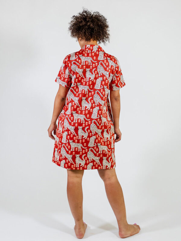 Camp Dress - Poppy Leopard - Image 3