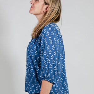 Devi Blouse - Indigo Mix - Image 8