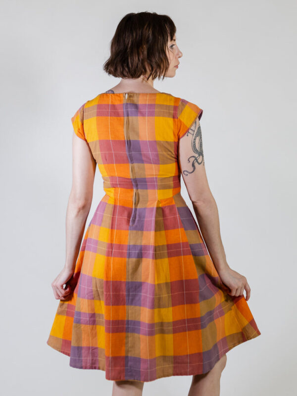 Devonshire Dress - Sunset Plaid - Image 4