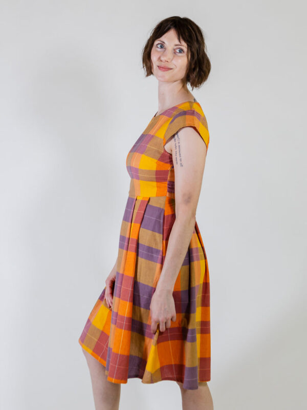 Devonshire Dress - Sunset Plaid - Image 5