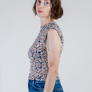 Ruched Top - Matisse Navy - Image 7