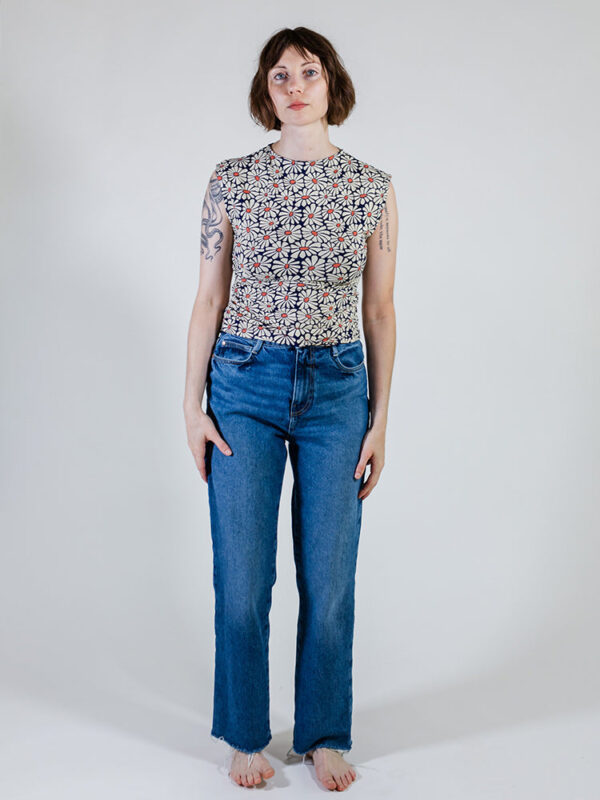 Ruched Top - Matisse Navy - Image 5