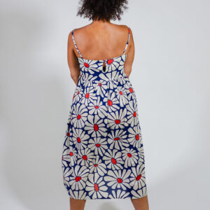 Sofia Midi Dress - Navy Floral - Image 5