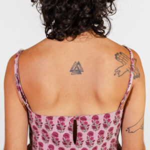 Sofia Mini Dress - Magenta Floral - Image 5