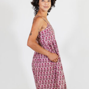 Sofia Mini Dress - Magenta Floral - Image 3