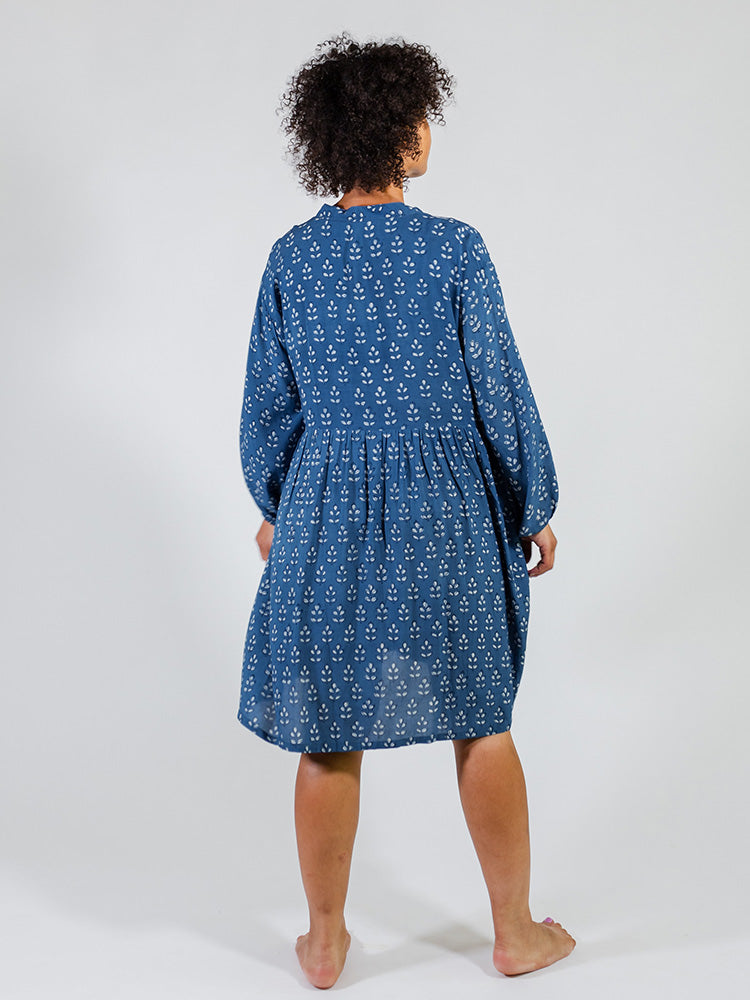 Sohla Mini Dress - Indigo Mix - Image 3