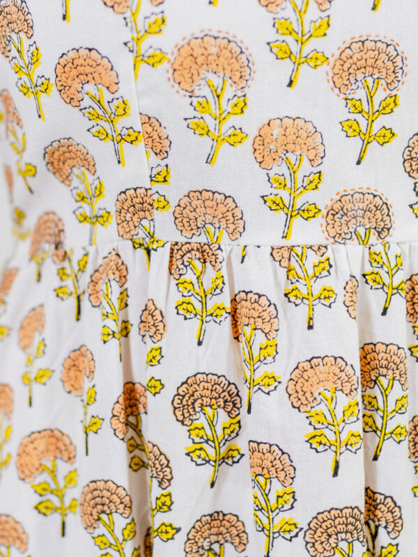 Sydney Sleeveless Dress - Marigold - Image 2