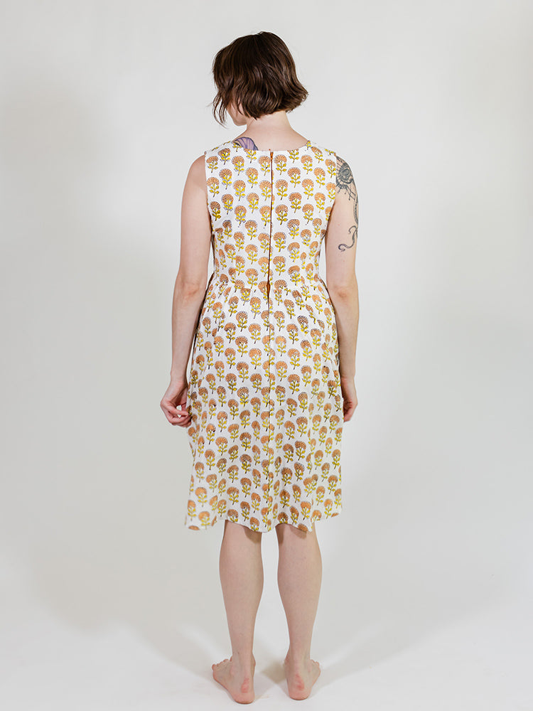 Sydney Sleeveless Dress - Marigold - Image 4