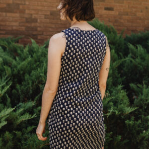 Evanston Dress - Micro Floral Navy - Image 5