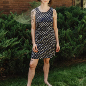 Evanston Dress - Micro Floral Navy - Image 4