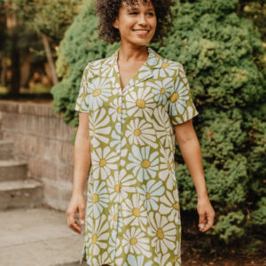 Camp Dress - Pear Flowers - Image 1