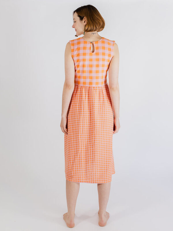 Lilah Dress - Tangerine Mix - Image 3