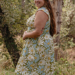 Lucille Plus Size Dress - Pear Flowers - Image 2