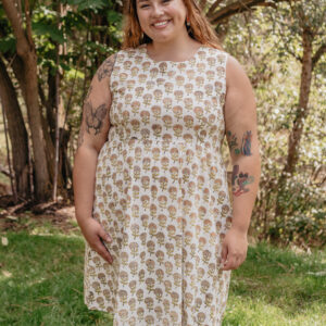 Sydney Sleeveless Plus Size Dress - Marigold - Image 1