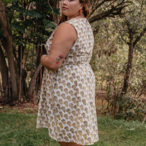 Sydney Sleeveless Plus Size Dress - Marigold - Image 2