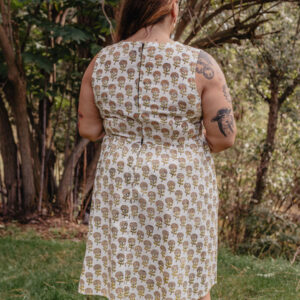 Sydney Sleeveless Plus Size Dress - Marigold - Image 3