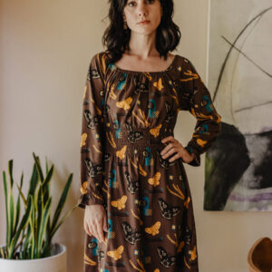 Juliet Mini Dress - Autumn Quilt - Image 3