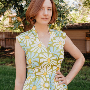 Lucille Dress - Pear Flowers - Image 4