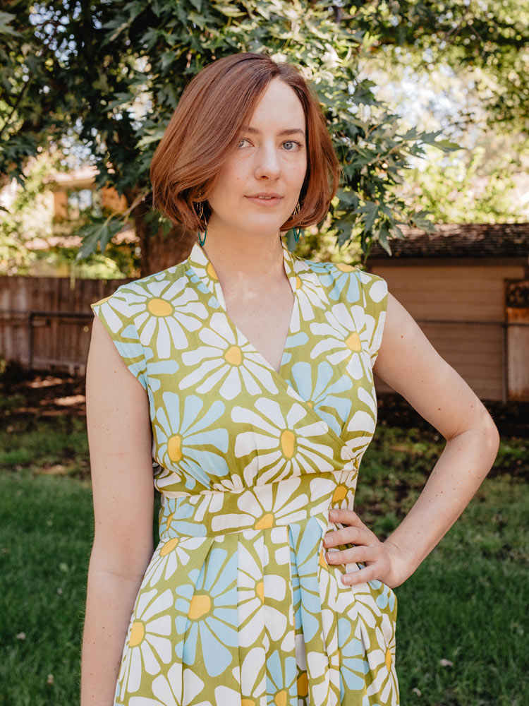 Lucille Dress - Pear Flowers - Image 4