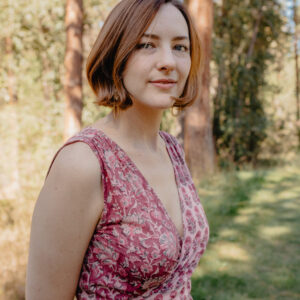 Bekka Maxi Dress - Magenta Vine Floral - Image 3