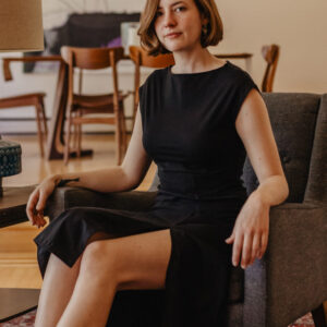 Elise Sheath Dress - Black - Image 2