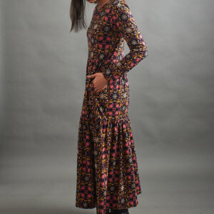 Mirah Tiered Dress - Mauve Tile - Image 10