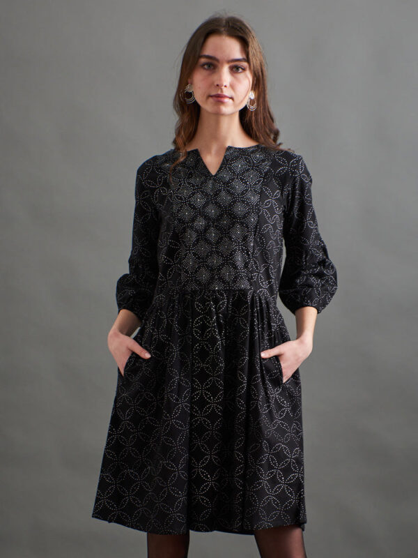 Fiona Dress - Ikigai Black - Image 5