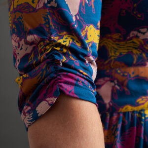 Serephina Dress - Blue Horses - Image 5