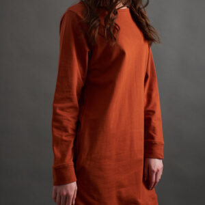 Sweatshirt Dress - Loop Knit Clay - Image 2