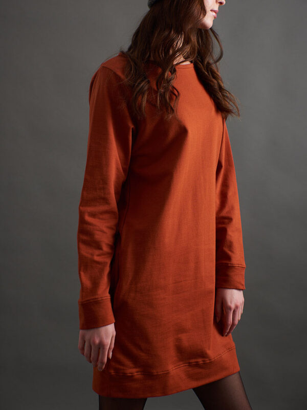 Sweatshirt Dress - Loop Knit Clay - Image 2