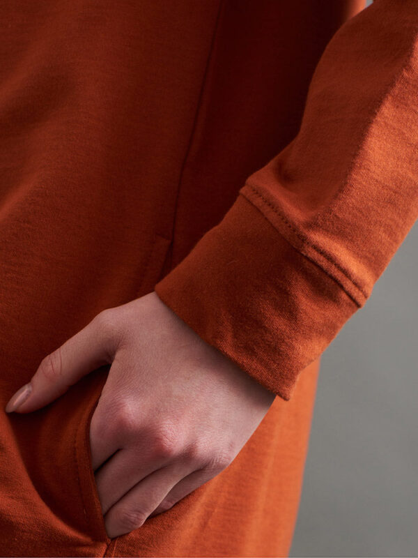 Sweatshirt Dress - Loop Knit Clay - Image 3