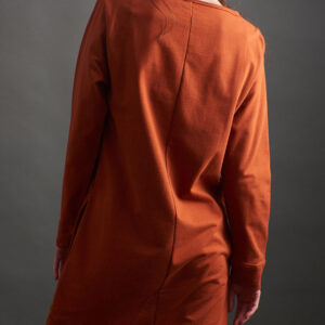 Sweatshirt Dress - Loop Knit Clay - Image 4