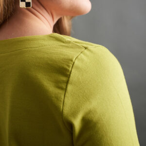 Sylvan Shift Dress - Loop Knit Moss - Image 9