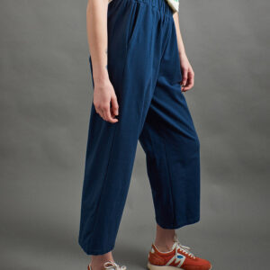 Fae Wide-Leg Pant - Loop Knit Blue - Image 7