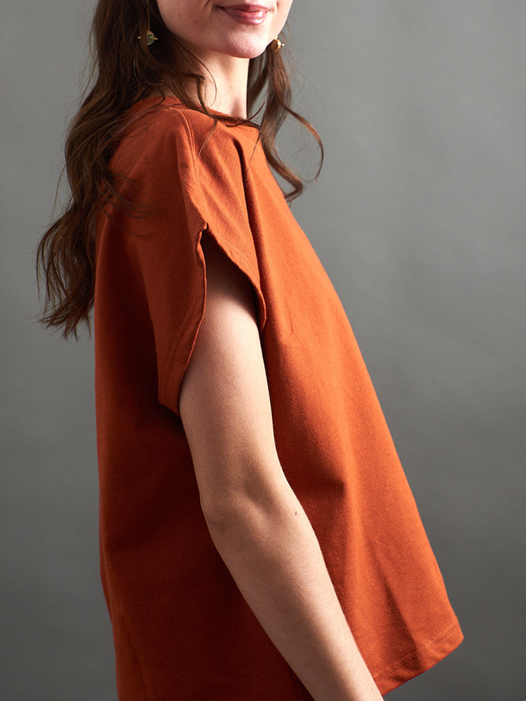 Caitlin Top - Loop Knit Clay - Image 2