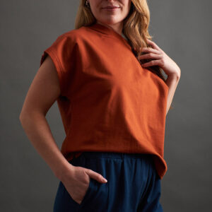 Caitlin Top - Loop Knit Clay - Image 5
