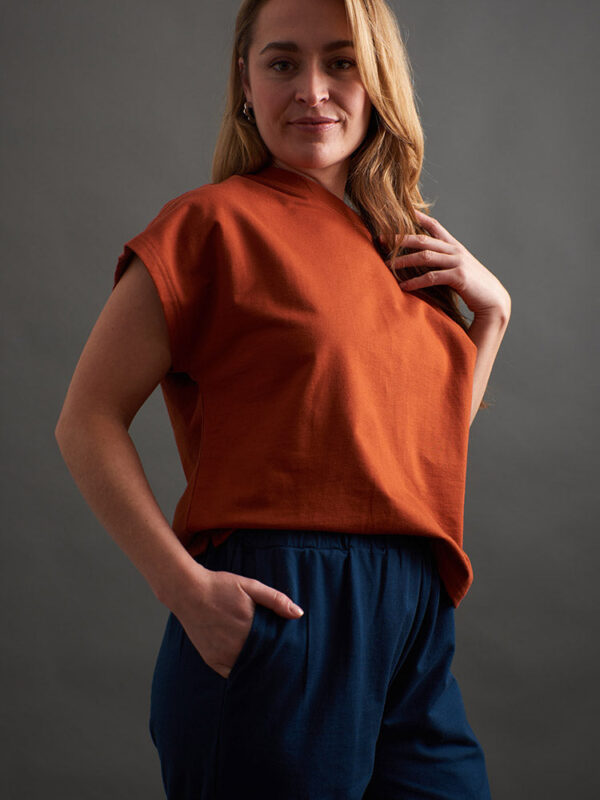 Caitlin Top - Loop Knit Clay - Image 5