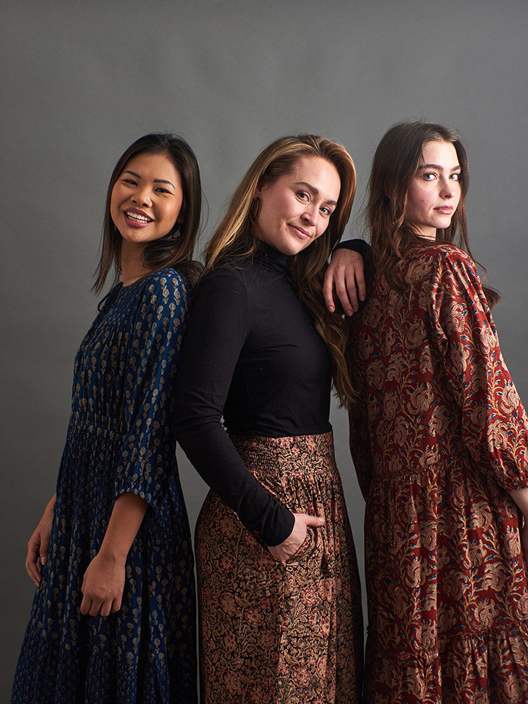 Mila Midi Skirt - Black Floral - Image 6