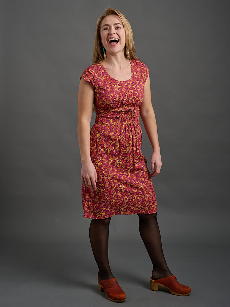 Artsy Traveler Dress - Berry Poppy - Image 2