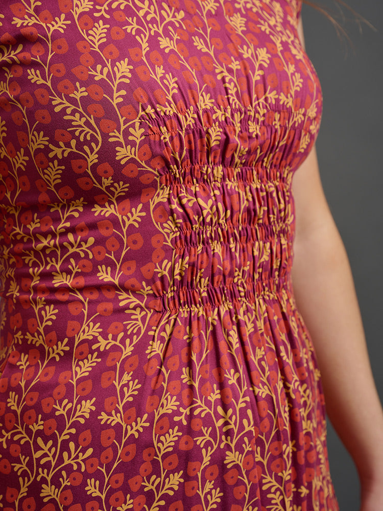 Artsy Traveler Dress - Berry Poppy - Image 3
