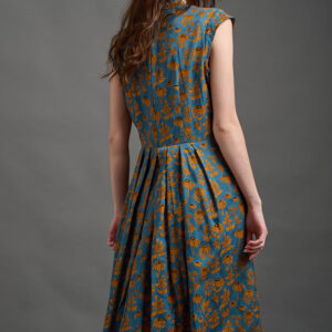 Lucille Dress - Teal Floral - Image 4