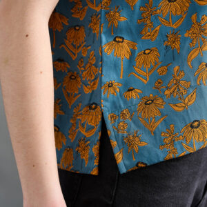 Camp Shirt - Teal Floral - Image 7