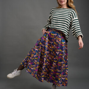 Lucinda Maxi Skirt - Blue Horses - Image 4