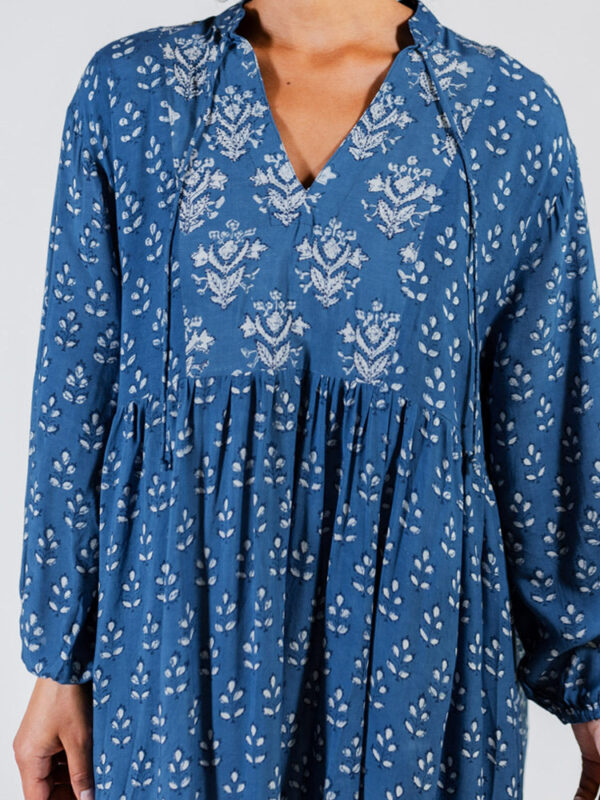 Sohla Mini Dress - Indigo Mix - Image 2