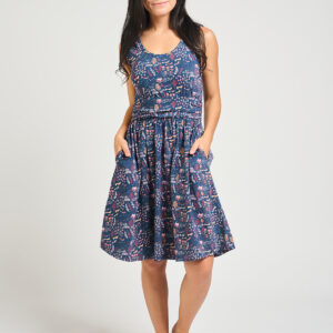 Asheville Dress - Fox Field Blue - Image 1