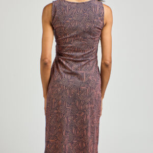 Danica Wrap Dress - Tree Rings Blue - Image 8