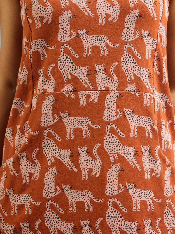 Evanston Dress - Leopard Sienna - Image 10